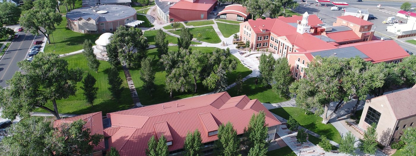 South Aerial of Adams State Campus