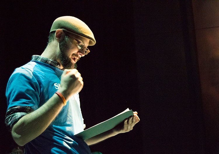 David Gerke reading at ghostlight project