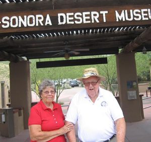 ellen and wayne evans at sonora desert museum