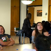 students brainstorm ideas during the AHS Student Council Retreat