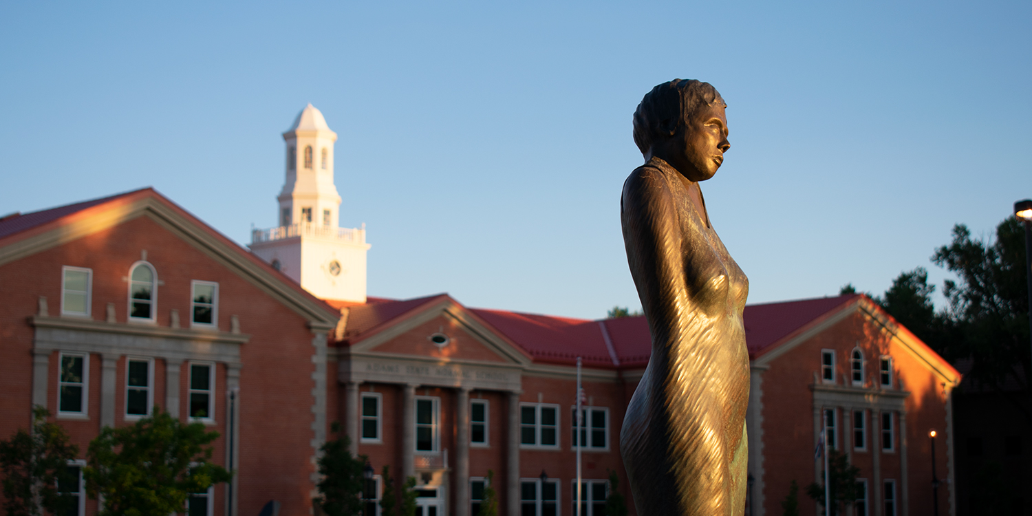 "Cocoon" sculpture and Richardson Hall in background