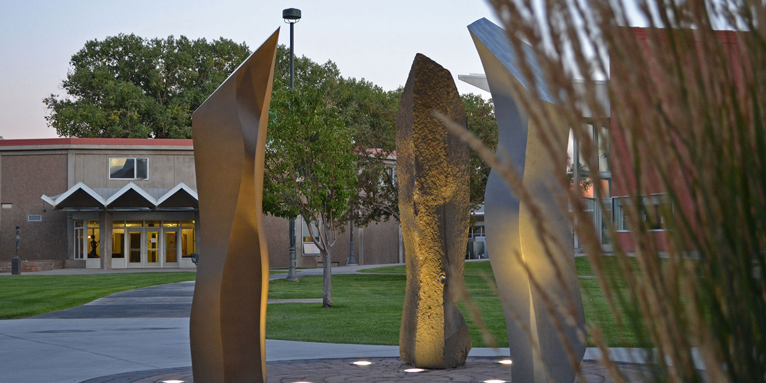 ASU PIllars Art Sculpture