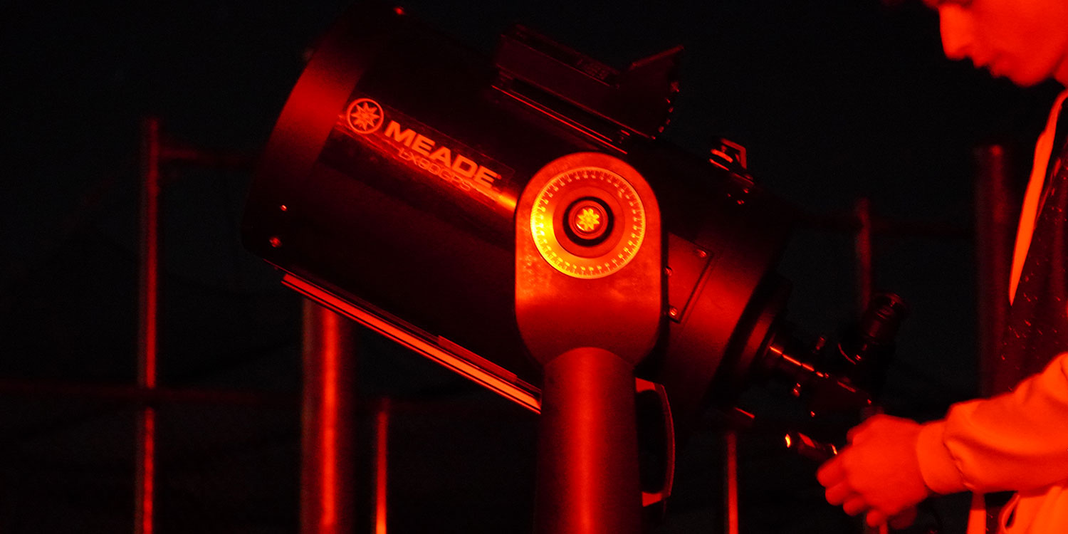 ASU telescope viewing at night