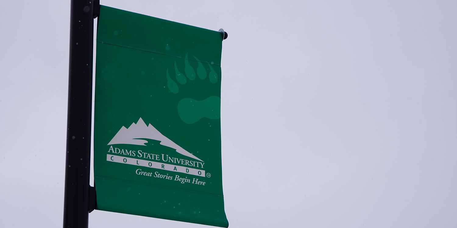Adams State banner