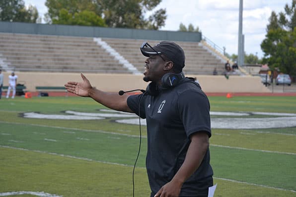 Adams State Head Football Coach Jarrell Harrison