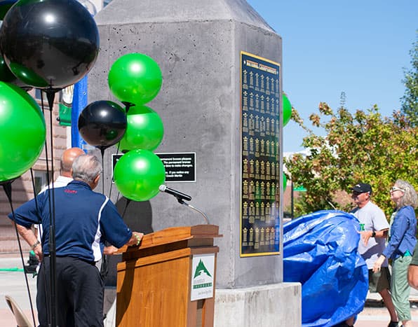 Adams State Run of the Century Unveil Monument