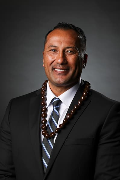 Sport and recreation management professor Aaron Tuioti-Mariner.