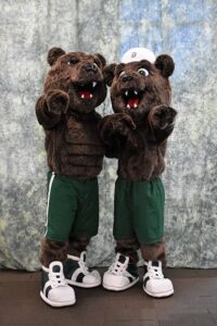 Adams State University mascots Russet and Billy