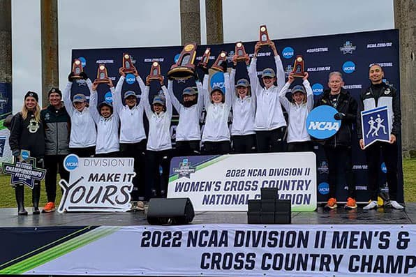 Adams State Women Cross Country 2022 national champions