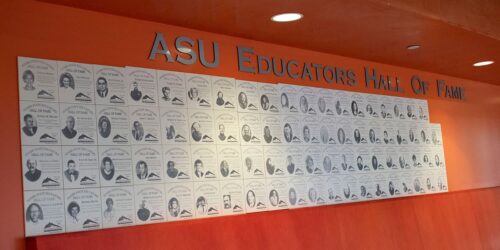 Adams State Educator Hall of Fame Wall