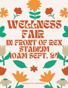 Wellness fair in front of Rex Stadium 10AM Sept. 24