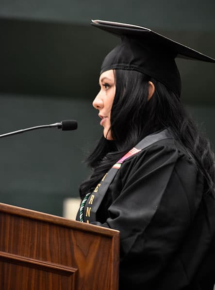 Adams State University 2023 Fall Commencement Ceremony, Stephanie Hernandez-Atkins