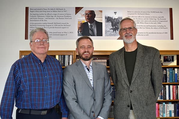 Dr. Ed Crowther, Dr. David Tandberg, Duane Bussey