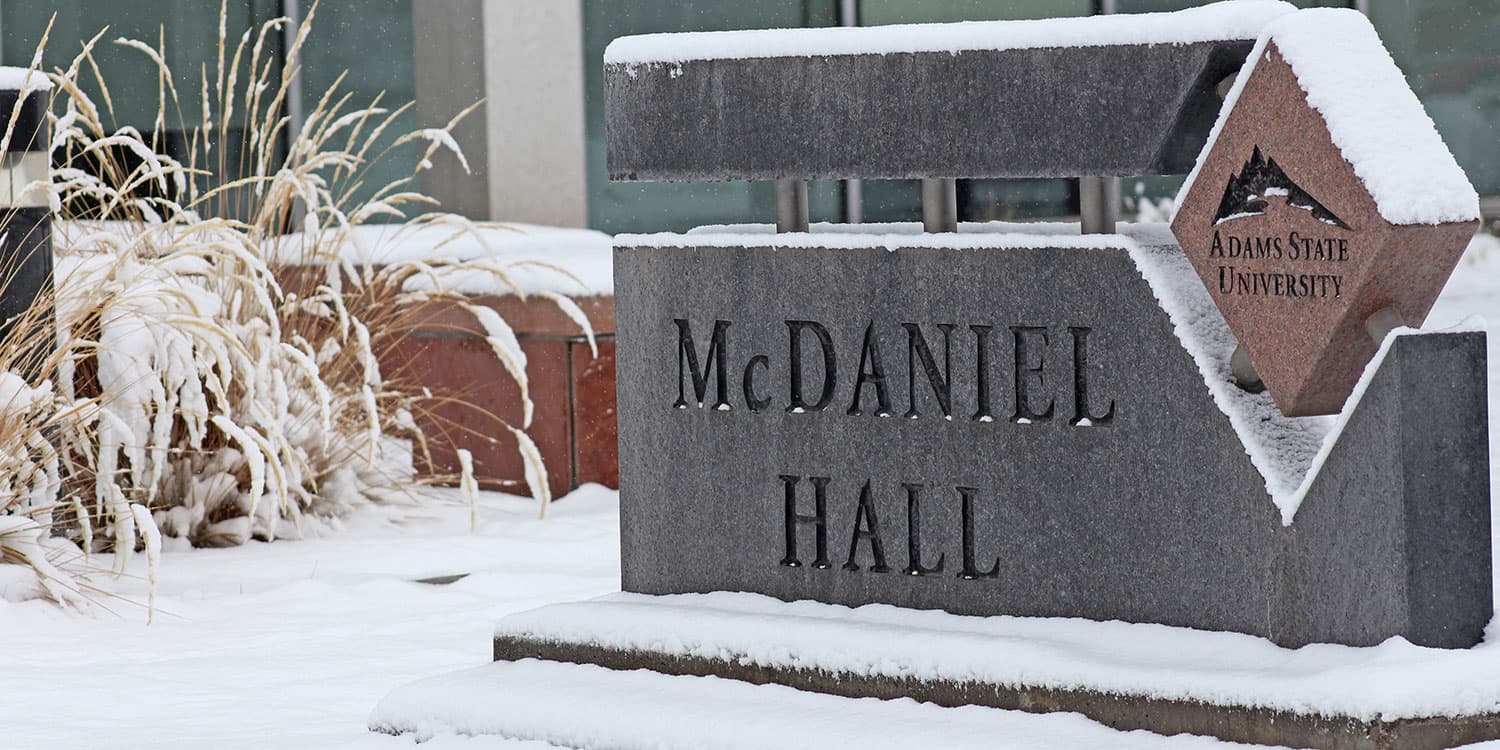 Adams State University McDaniel Hall