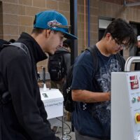 Adams State University Engineering Manufacturing Education Center with students