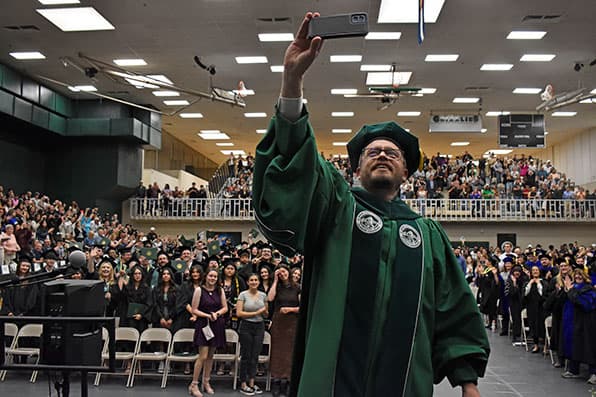 Adams State University 2024 Commencement Ceremony, Adams State University President David Tandberg