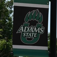 Adams State University campus UPaw logo banner