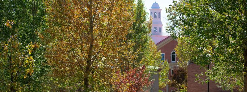 Adams State University Campus in Fall