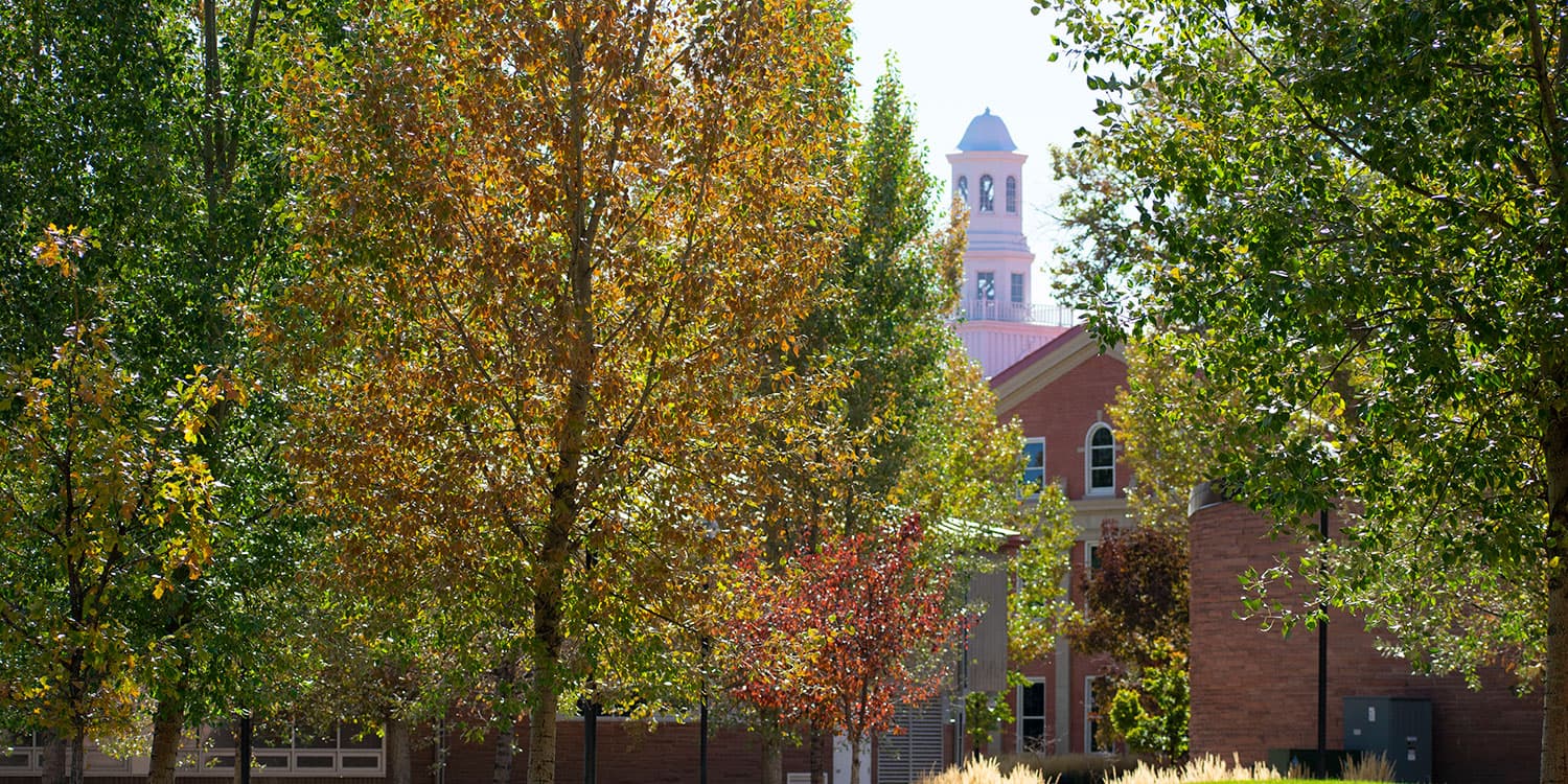 Adams State University Campus in Fall