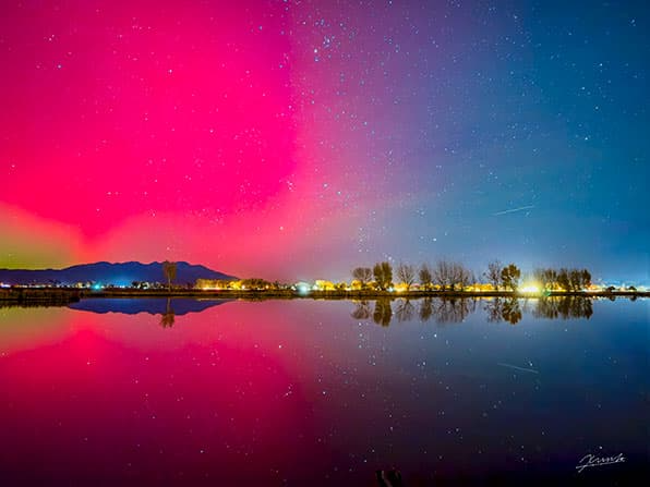 Xiang Ao photo of aurora borealis in Alamosa on November 11, 2025 near Blanca Vista Park