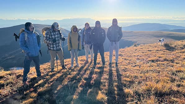 Adams State University hike and camp on Bennett Peak