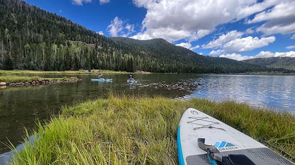 Adams State University Stand Up Paddle Boarding at Big Meadows