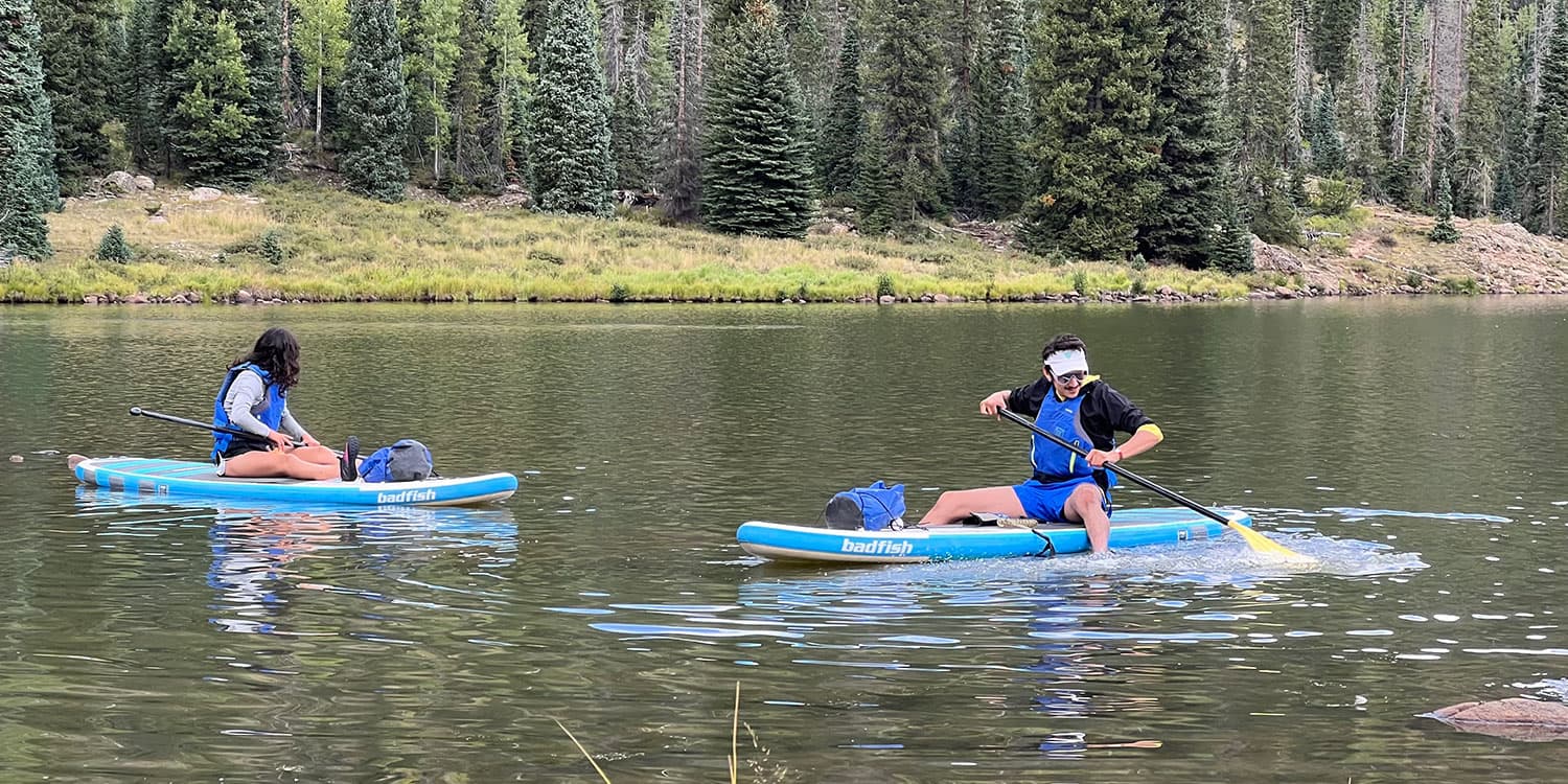 Adams State University Stand Up Paddle Boarding at Big Meadows