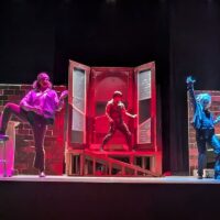 Adams State University Theatre Production Airness rehearsal