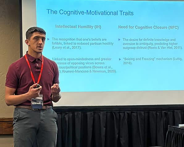 Travis McKinzie at Rocky Mountain Psychological Association