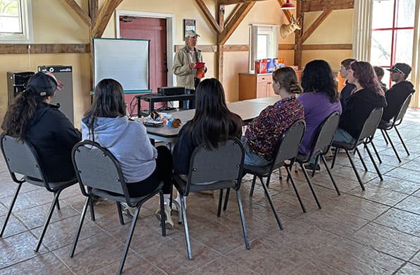 Salazar Rio Grande del Norte Center hosts San Luis Valley High School Students at Zapata Ranch Preserve.