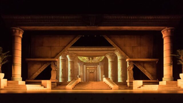 Aida with Scenic Design by: Sean McClelland. Photography by: Lance W. Ozier