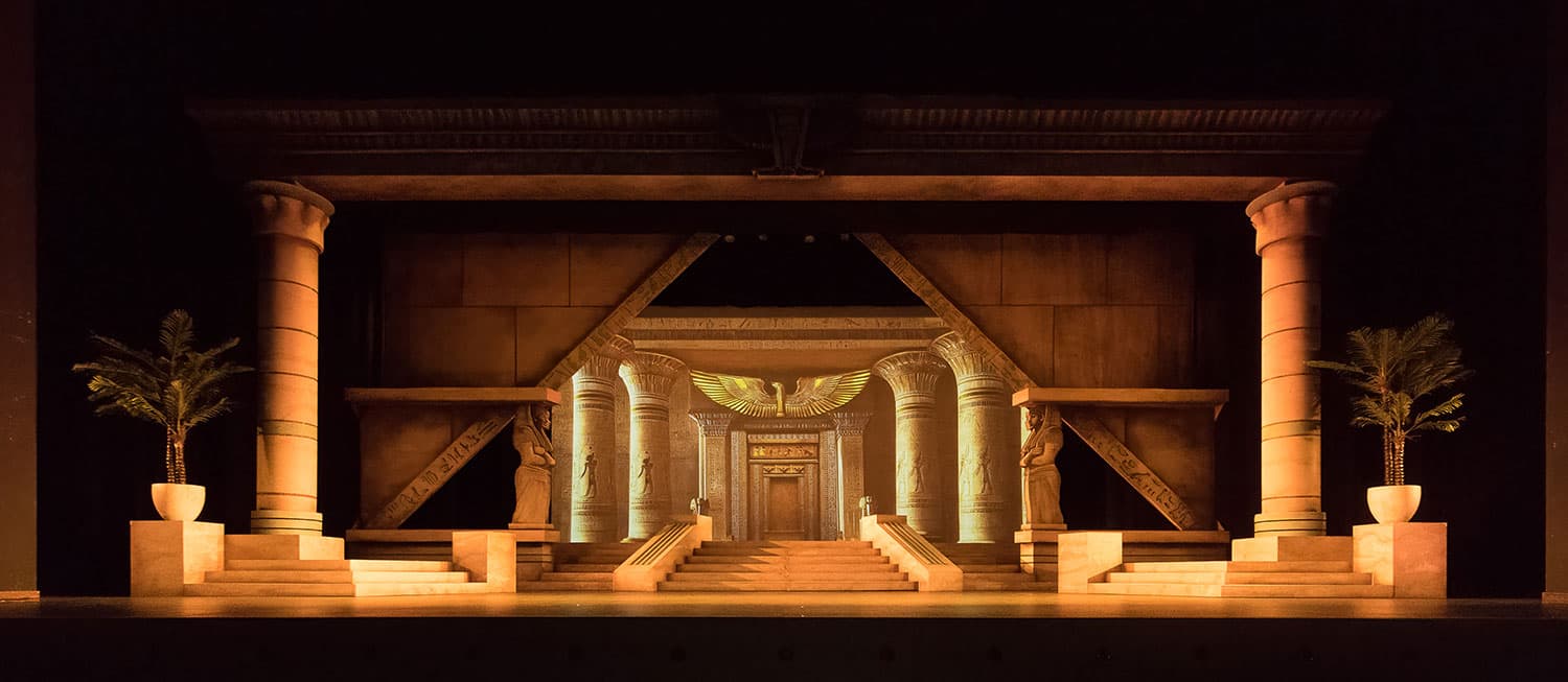 Aida with Scenic Design by: Sean McClelland. Photography by: Lance W. Ozier