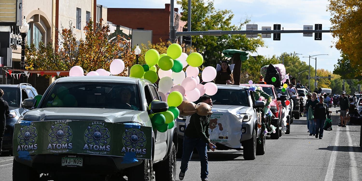 Adams State University 2025 Homecoming Parade Floats