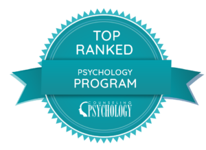 Badge text top Ranked Psychology Program - Counseling Psychology